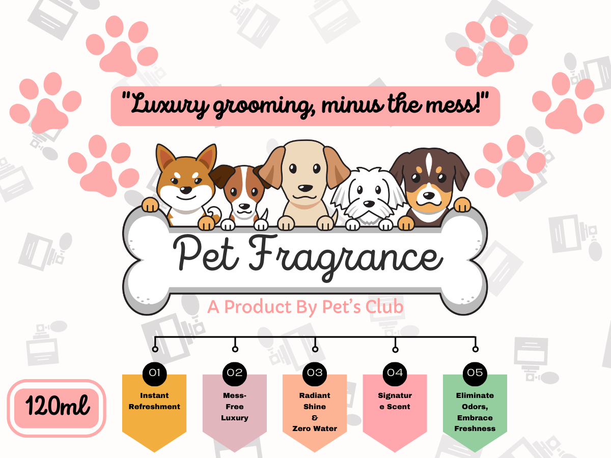 Pet Fragrance 120ml (4 x 3 in)